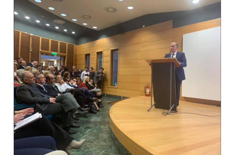 Στην εκδήλωση του υποψηφίου ευρωβουλευτή Γιάννη Ανδρουλάκη.