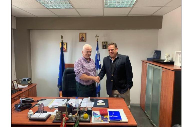 Συνάντηση με τον Ταξίαρχο Θωμά Γέρμανο ,Διευθυντή Τροχαίας Θεσσαλονίκης