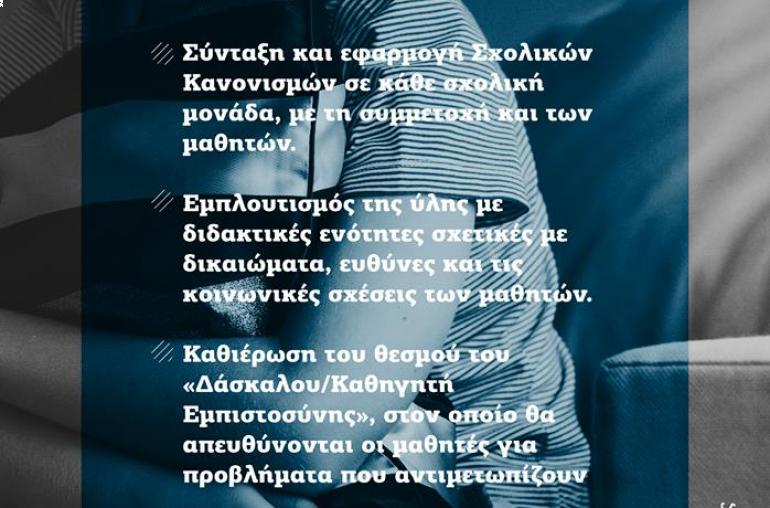6 Μαρτίου Παγκόσμια Ημέρα κατά της σχολικής βίας και του εκφοβισμού