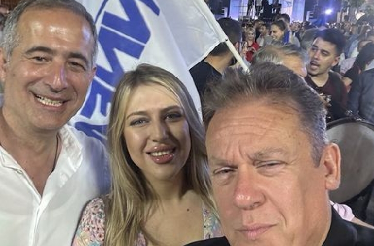 tτην μεστή και δυναμική ομιλία του πρωθυπουργού Κυριάκου Μητσοτάκη στο λιμάνι Θεσσαλονίκης για τις ευρωεκλογές.