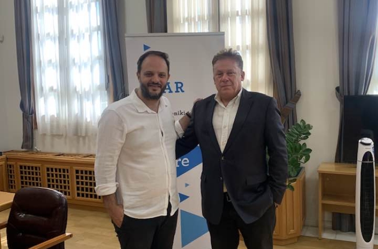 Συνάντηση Μ. Δράμαλη με το Δήμαρχο Καλαμαριάς Γ. Δαρδαμανέλη  